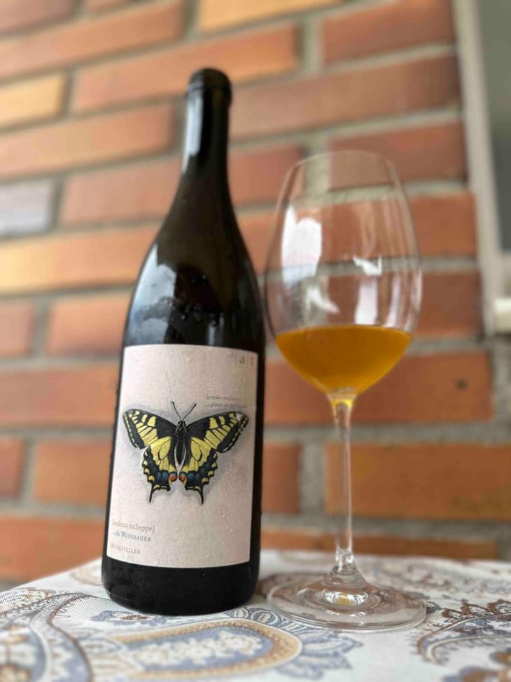 Schwalbenschwanz - Muskateller Maischevergoren - Weingut Andreas & Elisabeth Tscheppe - Andreas & Elisabeth Tscheppe 