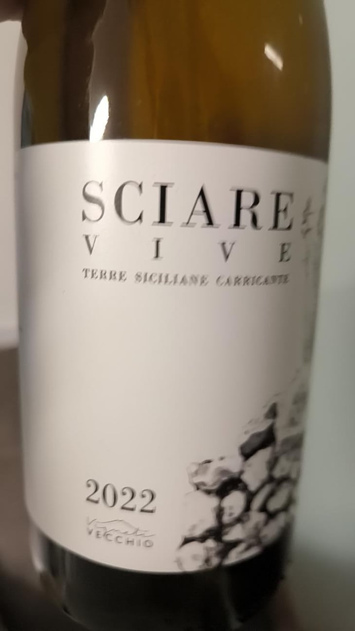 Sciare Vive Bianco - VIgneti VEcchio - Carmelo Vecchio 