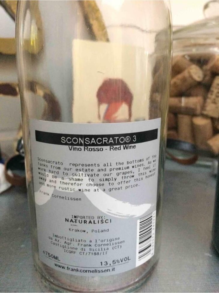 Sconsacrato - Azienda Agricola Frank Cornelissen - Frank Cornelissen 