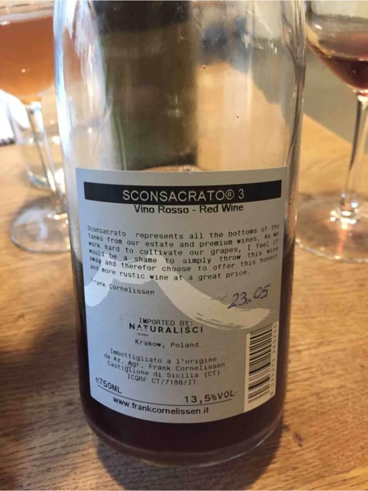 Sconsacrato - Azienda Agricola Frank Cornelissen - Frank Cornelissen 