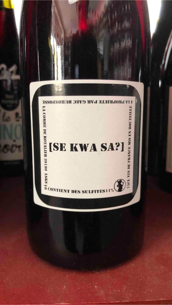 Se Kwa Sa - Domaine Buronfosse - Peggy & Jean-Pascal Buronfosse 