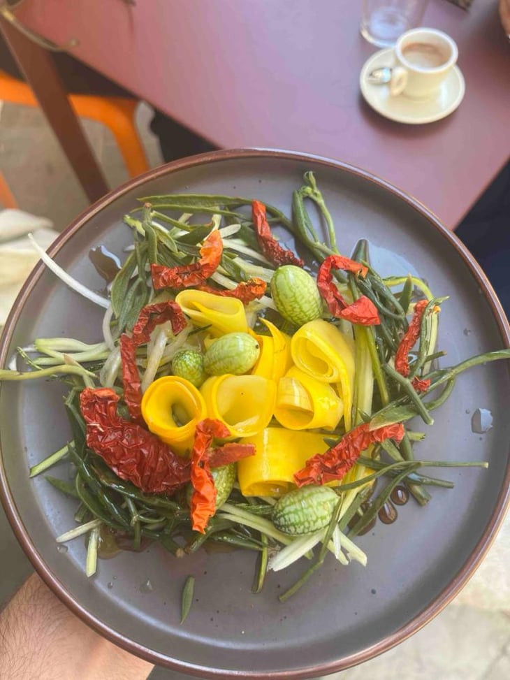 Sea Fennel | Zucchini |Datterini Chips |Cucamelons - Wine Bar Sorsi - 795727
