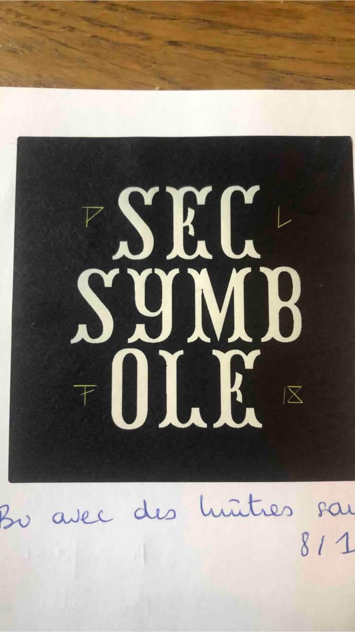 Sec Symbole - Le Sot de l'Ange - Angélique & Quentin Bourse 