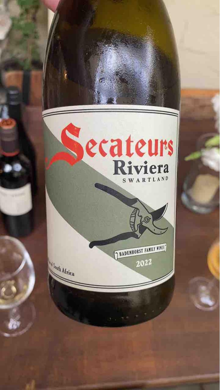 Secateurs Riviera - AA Badenhorst - Adi Badenhorst & Wimpie Bouwer 