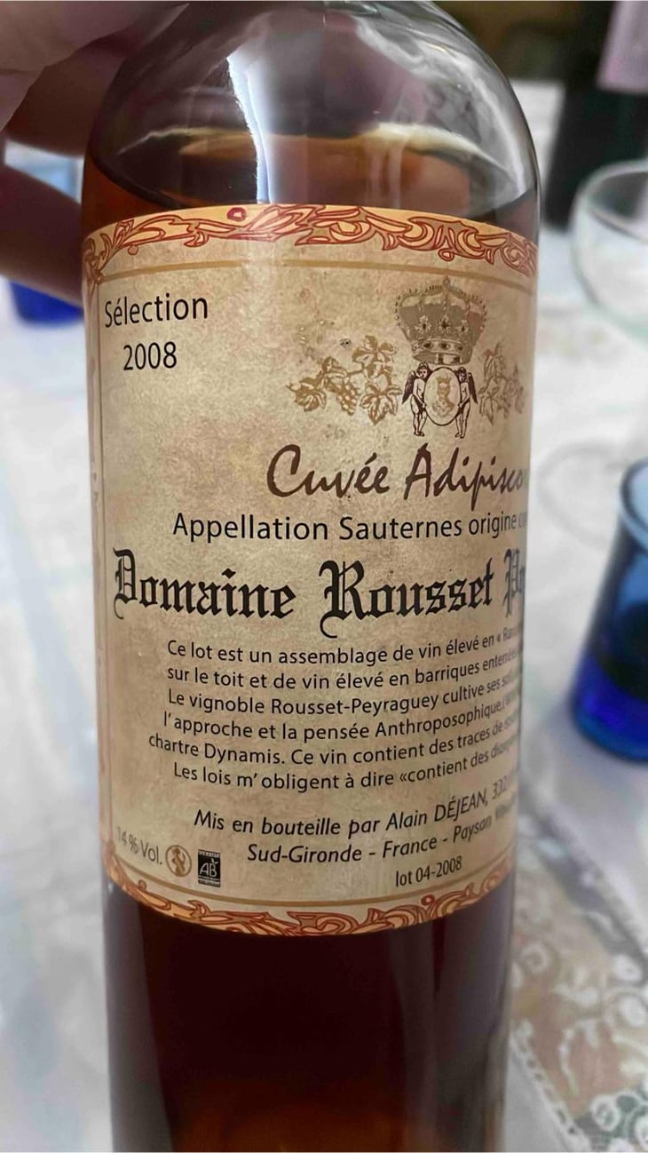 Crème de Tête - Rousset-Peyraguey - Alain Dejean 