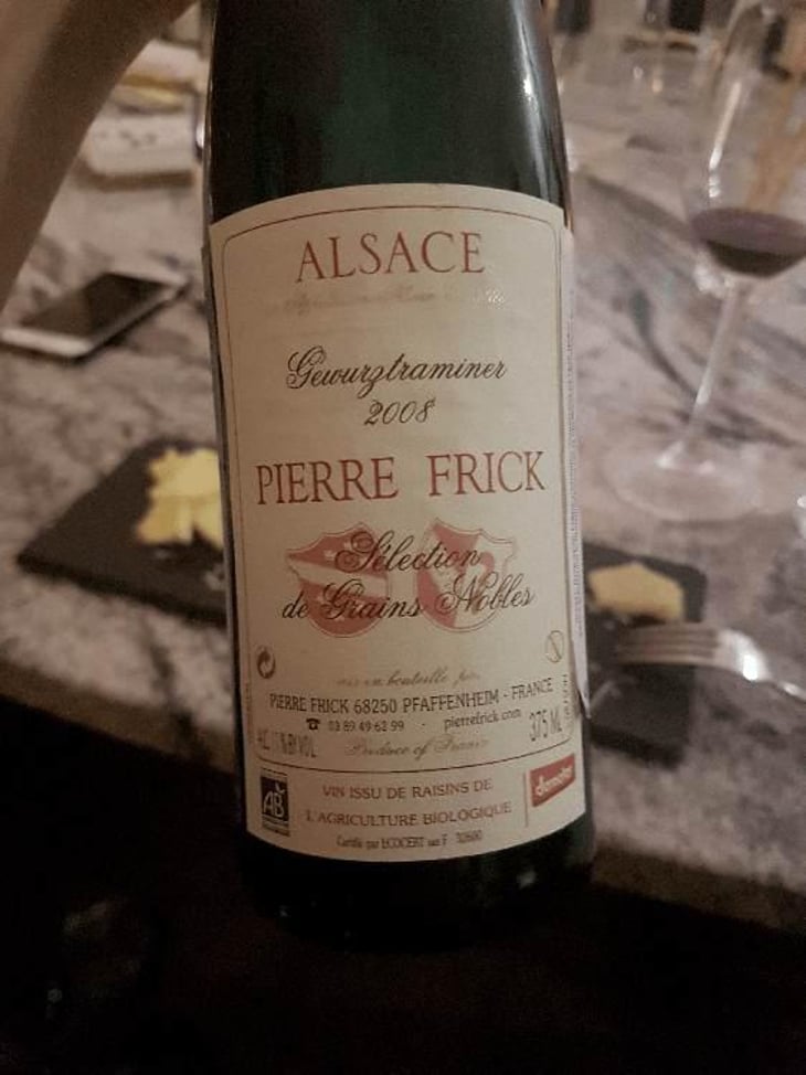 Sélection De Grains Nobles - Domaine Pierre Frick - Jean-Pierre, Chantal et Thomas Frick 