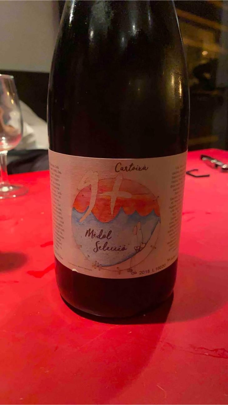 Mèdol Selecció Cartoixà Vermell - Celler 9+ - Moises Virgili i Rovira 