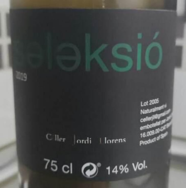 Seleksió - Celler Jordi Llorens - Jordi Llorens 