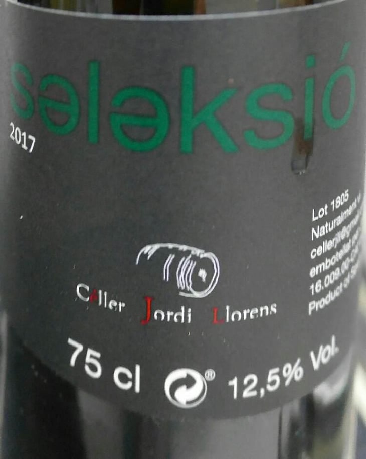 Seleksió - Celler Jordi Llorens - Jordi Llorens 