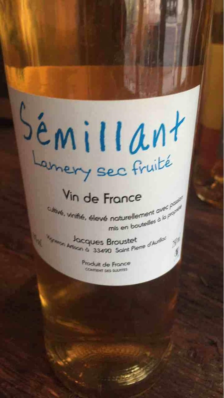 Sémillant - Château Lamery - Jacques Broustet 