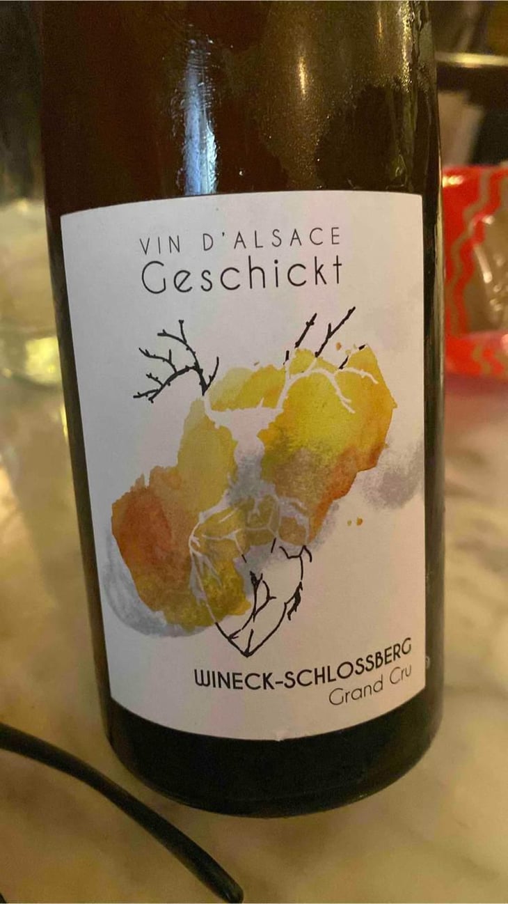 Wineck-Schlossberg Grand cru - Domaine Geschickt - Arnaud Geschickt & Aurélie Fayolle -2019