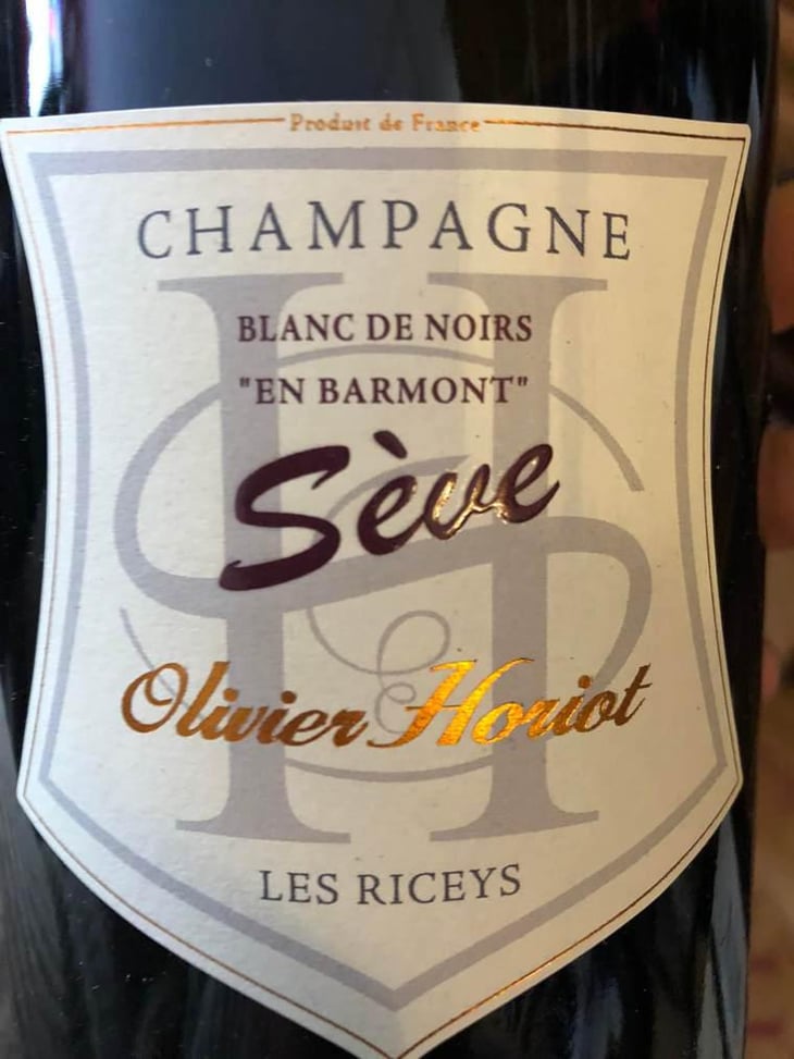 Sève "En Barmont" Blanc de Noirs - Champagne Olivier Horiot - Olivier Horiot 