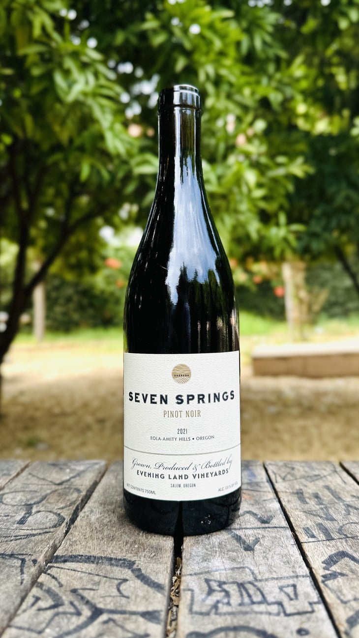 Seven Springs Pinot Noir - Evening Land Vineyards - Rajat Parr & Sashi Moorman -2021