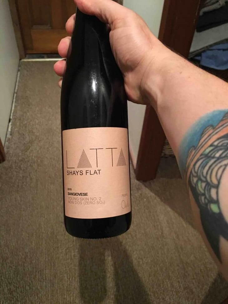 Shays Flat Sangiovese - Latta Vino - Owen Latta 