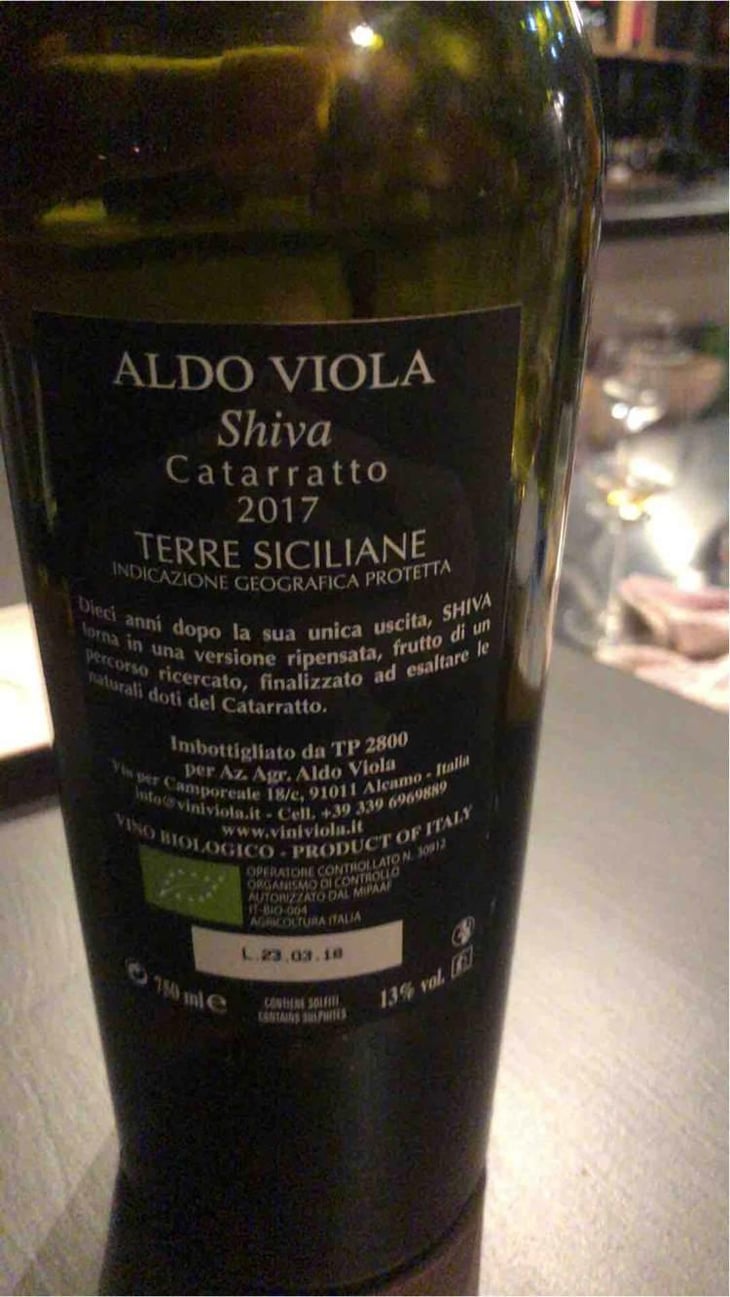 Shiva Catarratto - Azienda Agricola Aldo Viola - Aldo Viola 