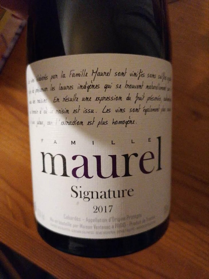Signature 2017 - Maison Ventenac - F. Maurel 
