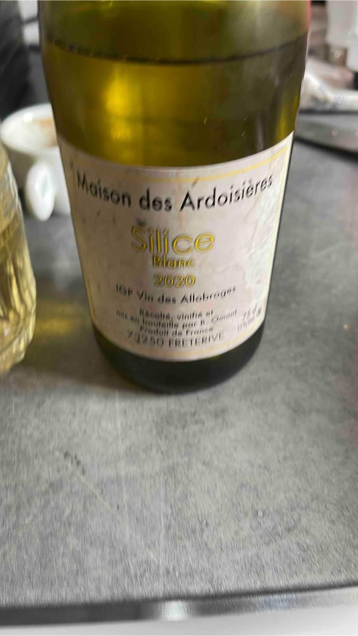 Silice Blanc "Maison des Ardoisières" - Domaine Des Ardoisières - Brice Omont 