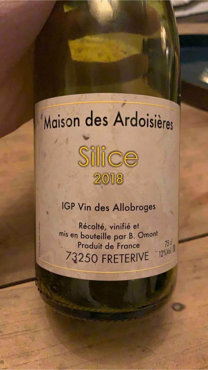 Silice Blanc "Maison des Ardoisières" - Domaine Des Ardoisières - Brice Omont 