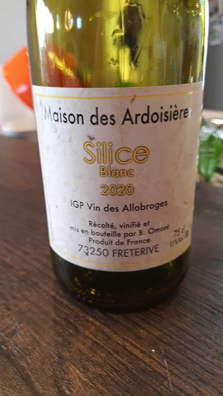 Silice Blanc "Maison des Ardoisières" - Domaine Des Ardoisières - Brice Omont 