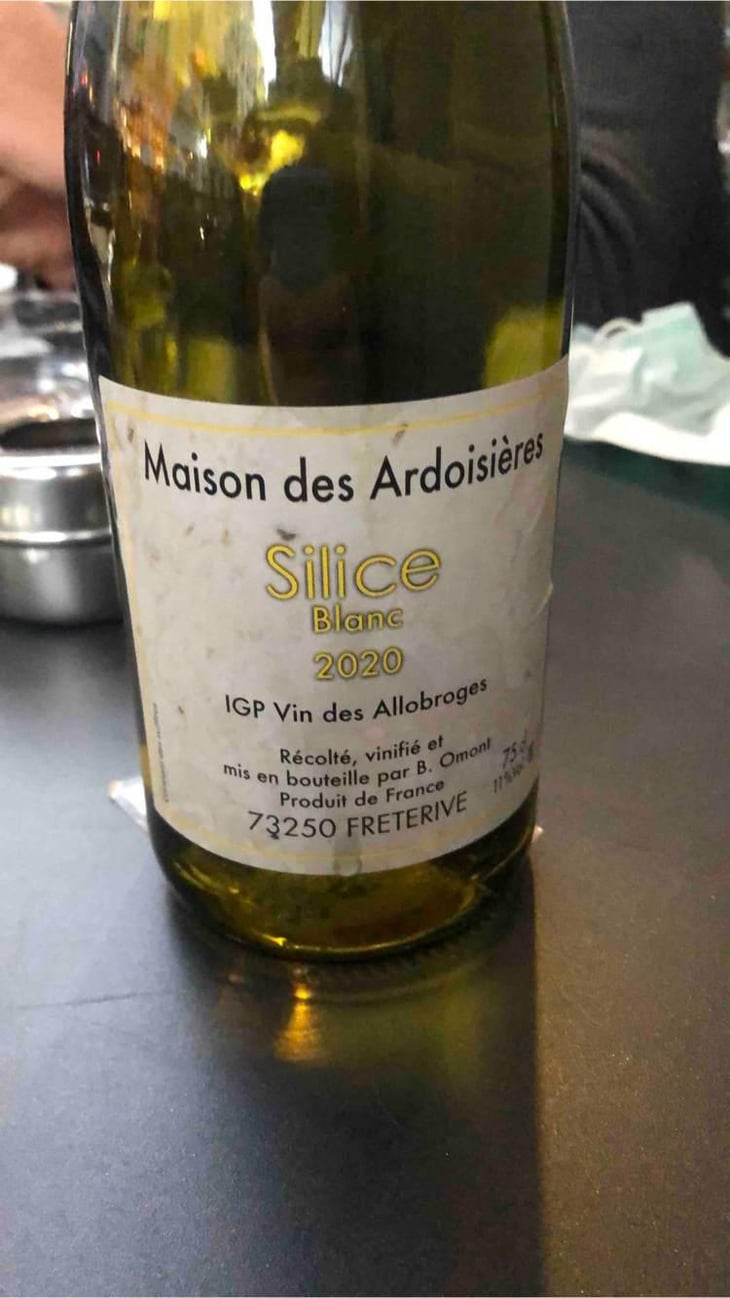 Silice Blanc "Maison des Ardoisières" - Domaine Des Ardoisières - Brice Omont 