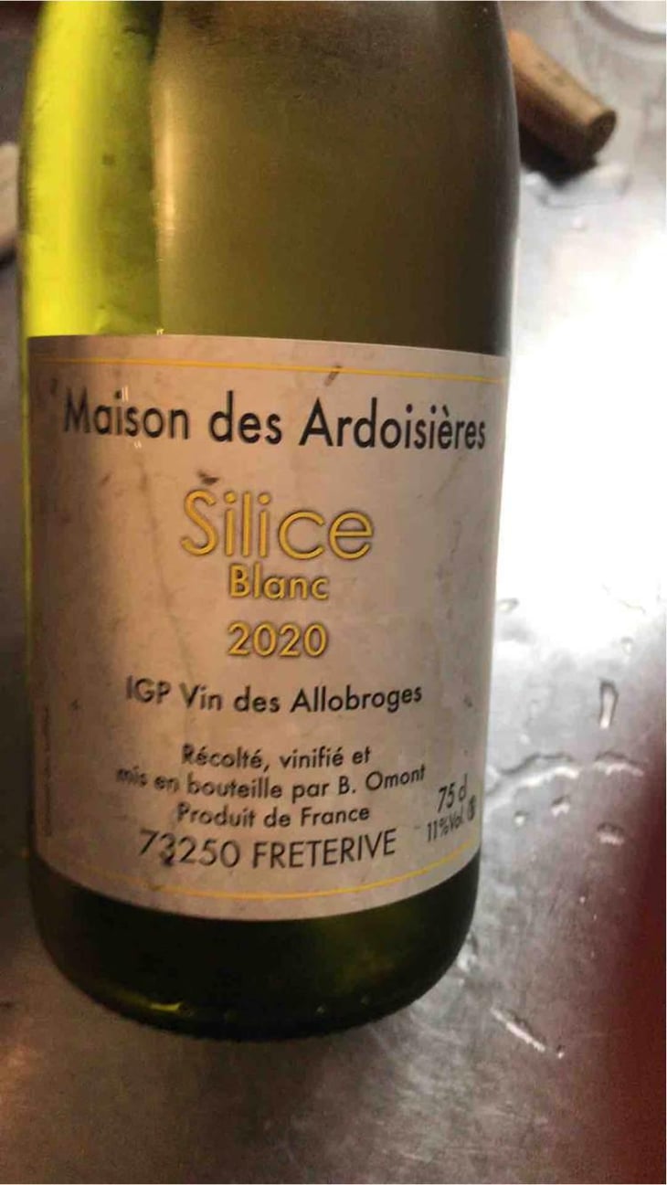 Silice Blanc "Maison des Ardoisières" - Domaine Des Ardoisières - Brice Omont 