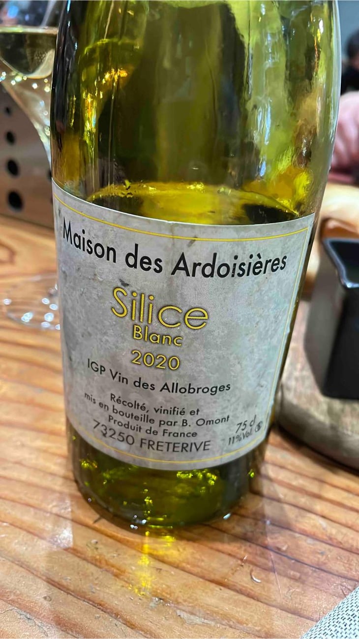 Silice Blanc "Maison des Ardoisières" - Domaine Des Ardoisières - Brice Omont 