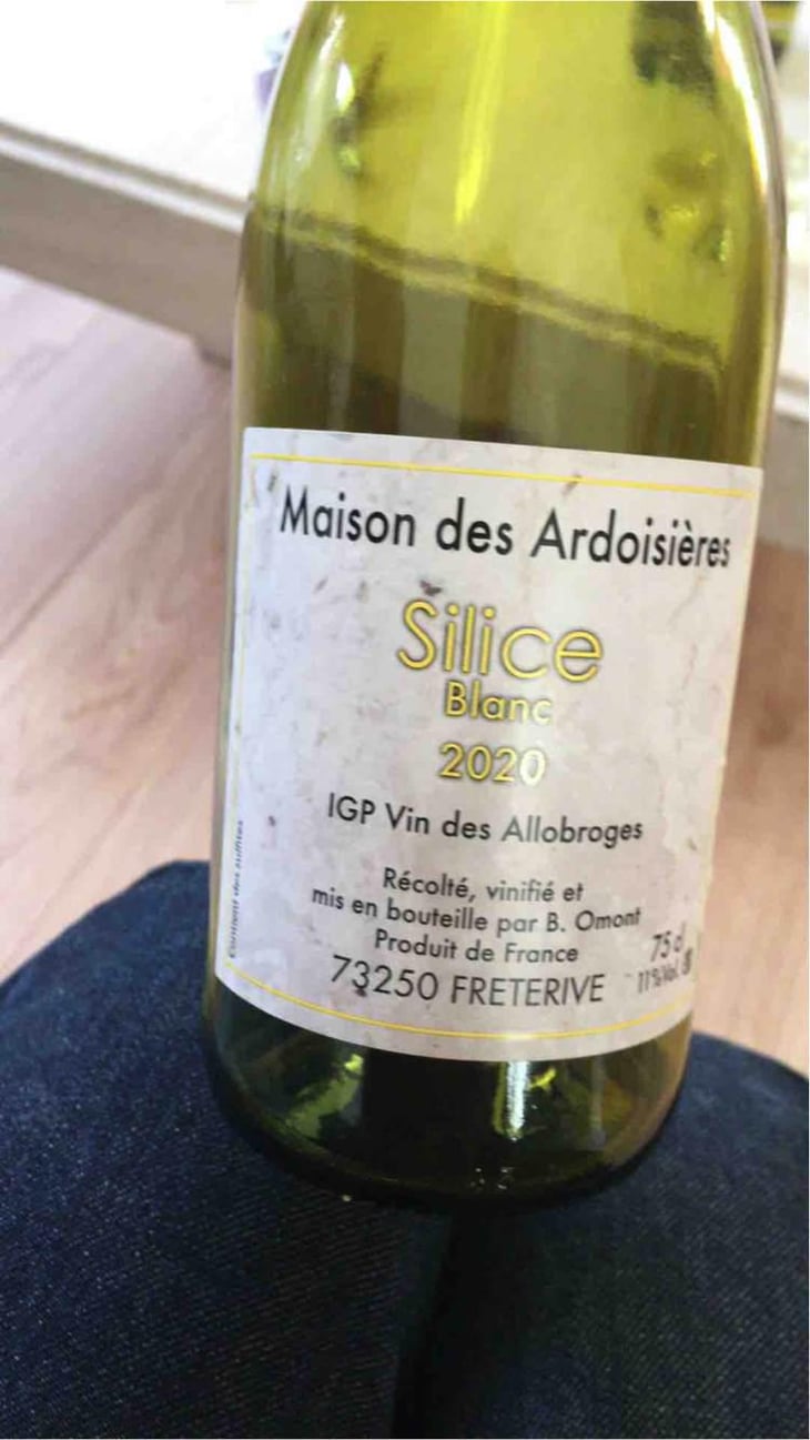 Silice Blanc "Maison des Ardoisières" - Domaine Des Ardoisières - Brice Omont 