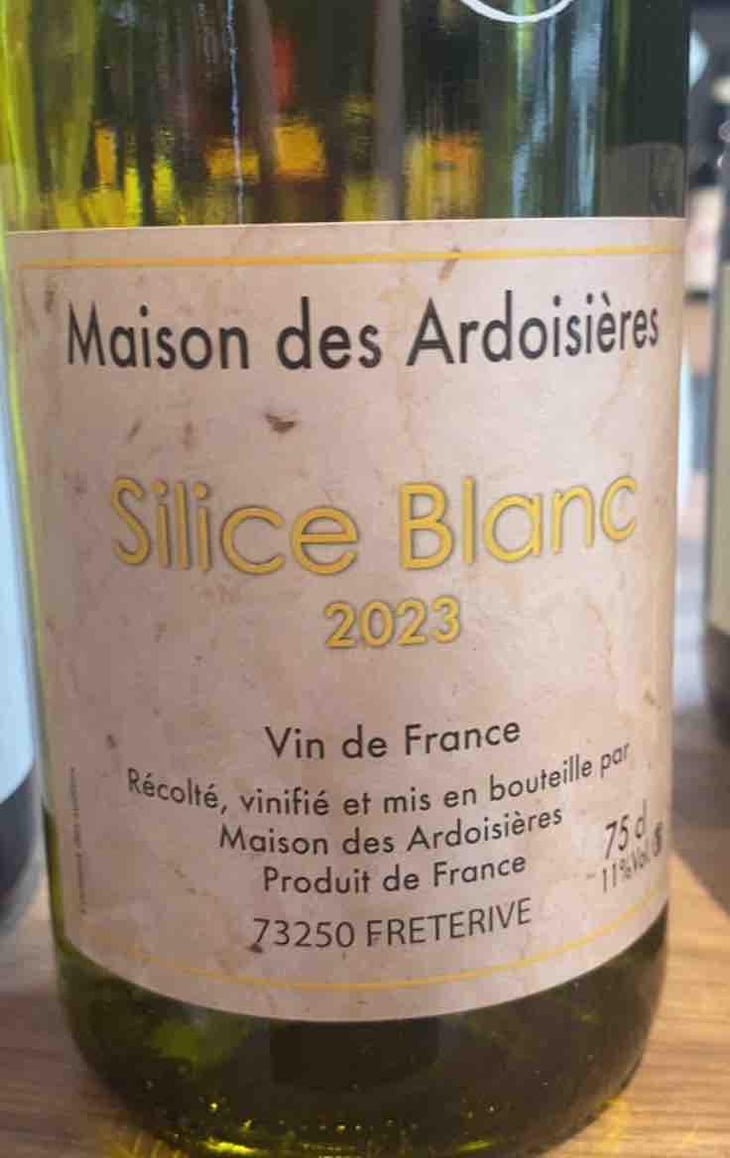 Silice Blanc "Maison des Ardoisières" - Domaine Des Ardoisières - Brice Omont 