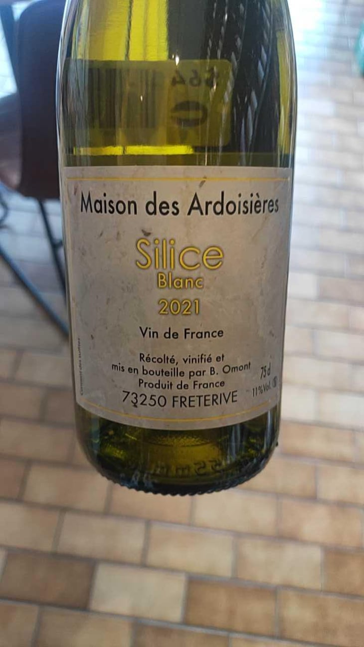 Silice Blanc "Maison des Ardoisières" - Domaine Des Ardoisières - Brice Omont 
