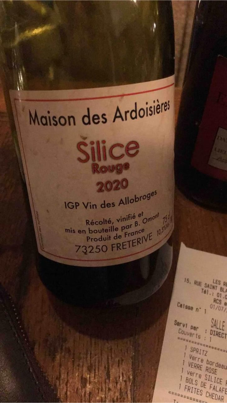 Silice Rouge "Maison des Ardoisières" - Domaine Des Ardoisières - Brice Omont 