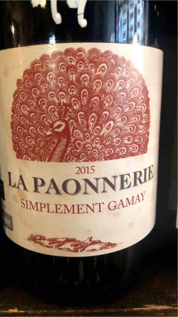 Simplement Gamay - La Paonnerie - Marie Carroget 