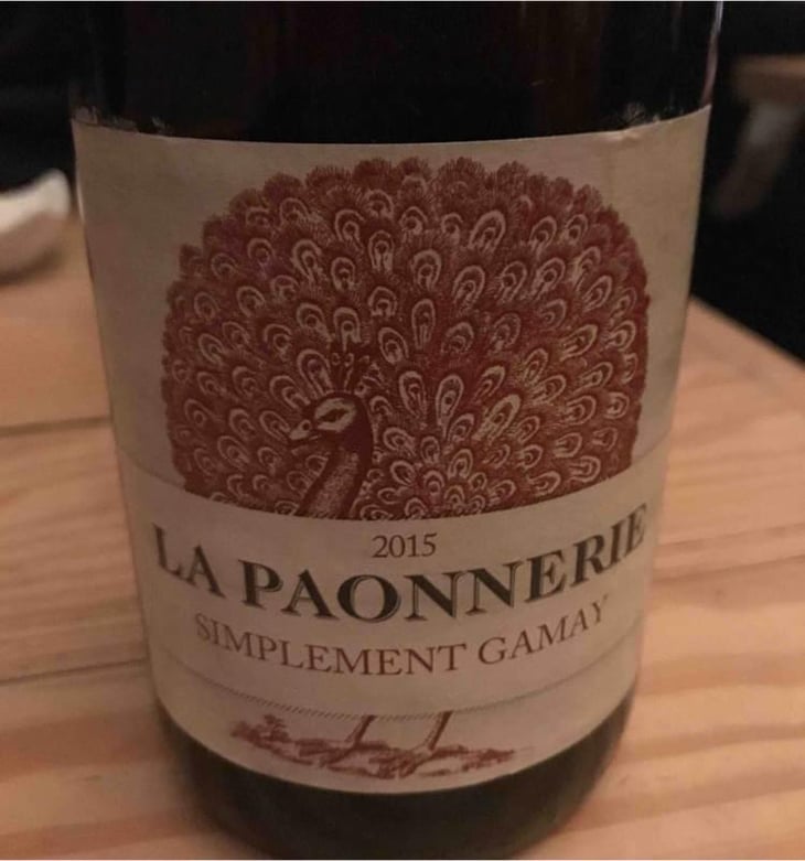 Simplement Gamay - La Paonnerie - Marie Carroget 
