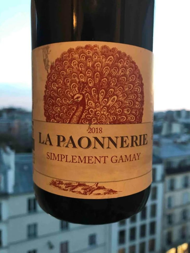 Simplement Gamay - La Paonnerie - Marie Carroget 