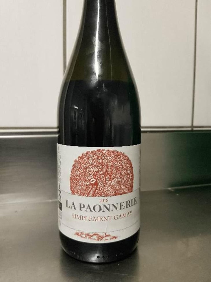 Simplement Gamay - La Paonnerie - Marie Carroget 
