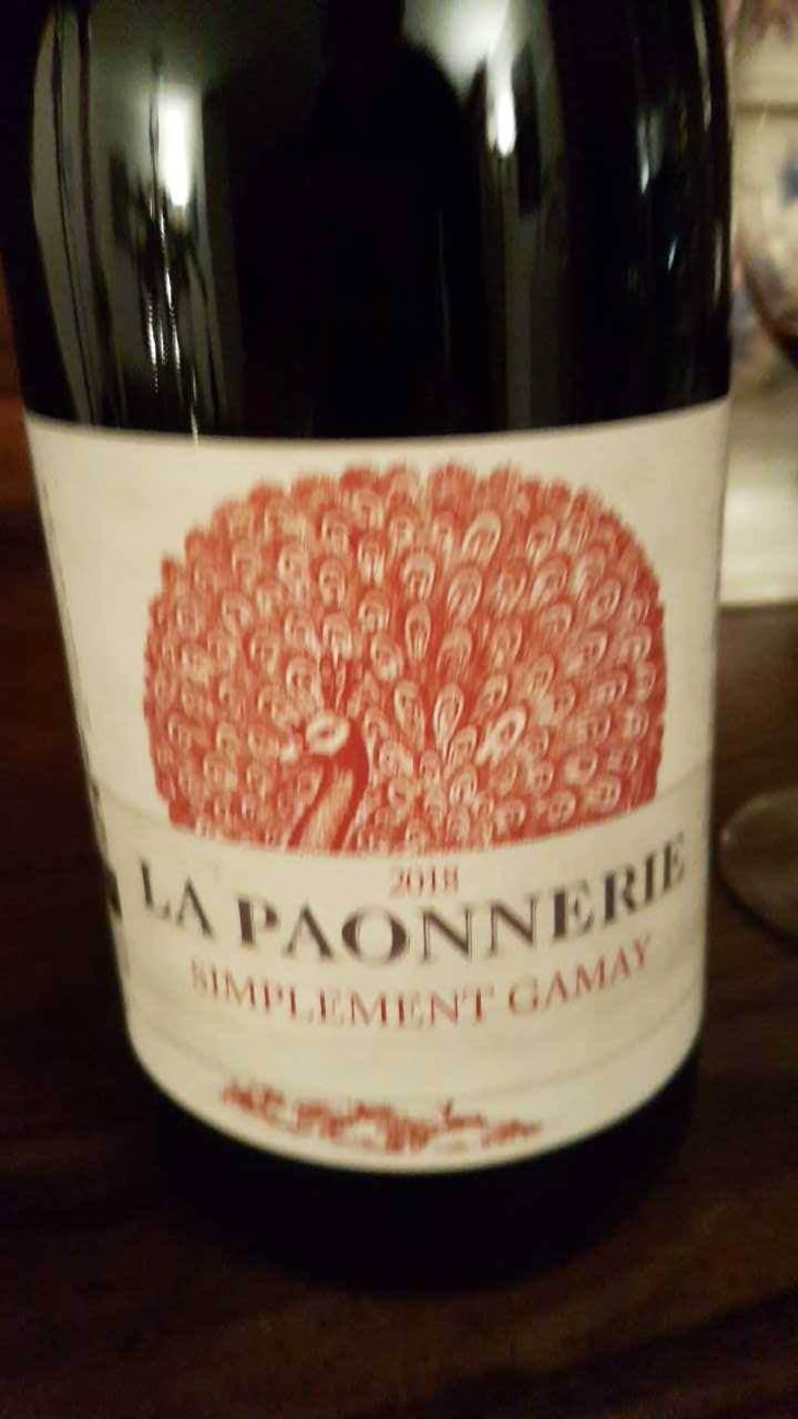 Simplement Gamay - La Paonnerie - Marie Carroget 