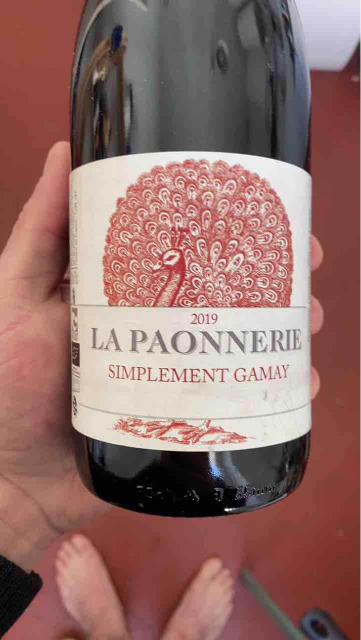Simplement Gamay - La Paonnerie - Marie Carroget 