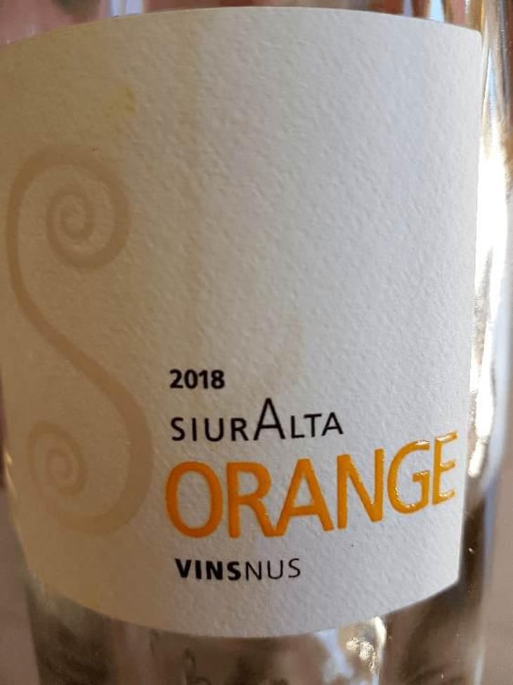 SiurAlta Orange - SiurAlta & InStabile / VinsNus - Alfredo Arribas 