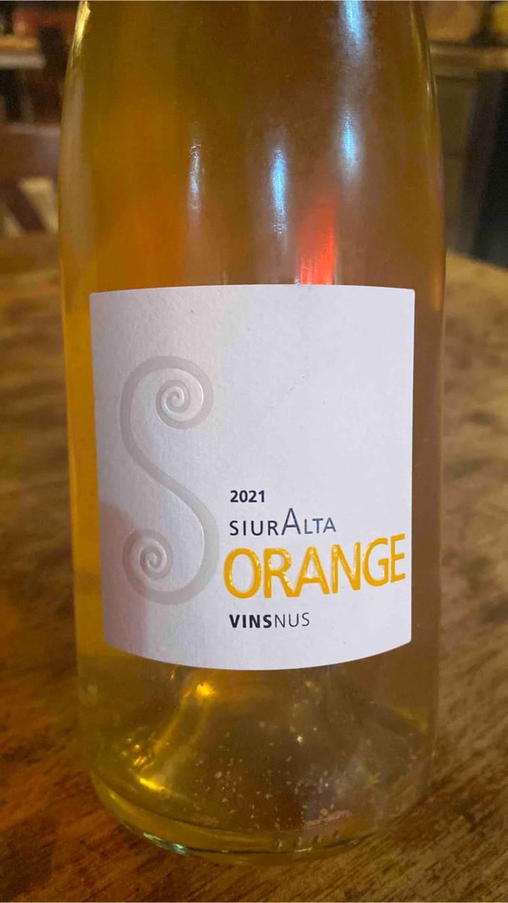 SiurAlta Orange - SiurAlta & InStabile / VinsNus - Alfredo Arribas 