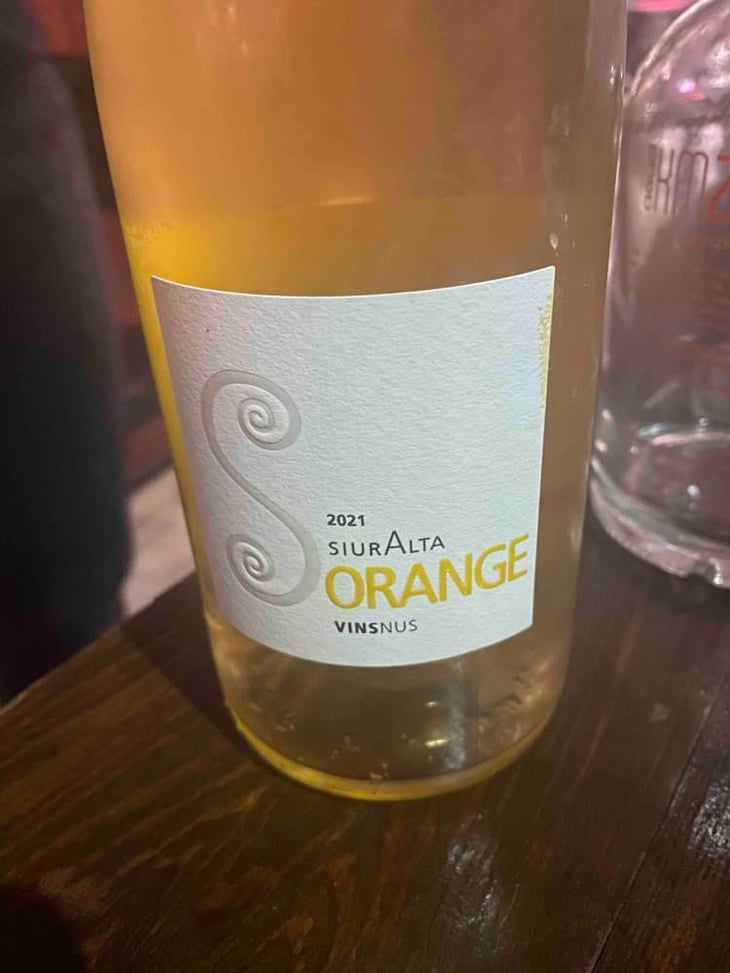SiurAlta Orange - SiurAlta & InStabile / VinsNus - Alfredo Arribas 