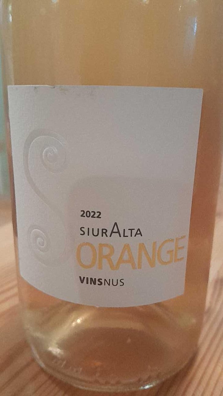 SiurAlta Orange - SiurAlta & InStabile / VinsNus - Alfredo Arribas 