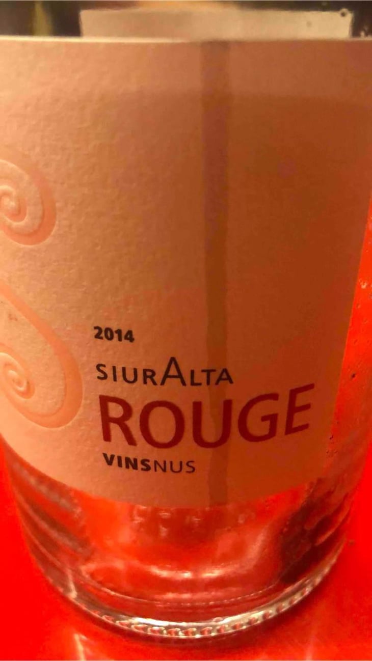 SiurAlta Rouge - SiurAlta & InStabile / VinsNus - Alfredo Arribas 
