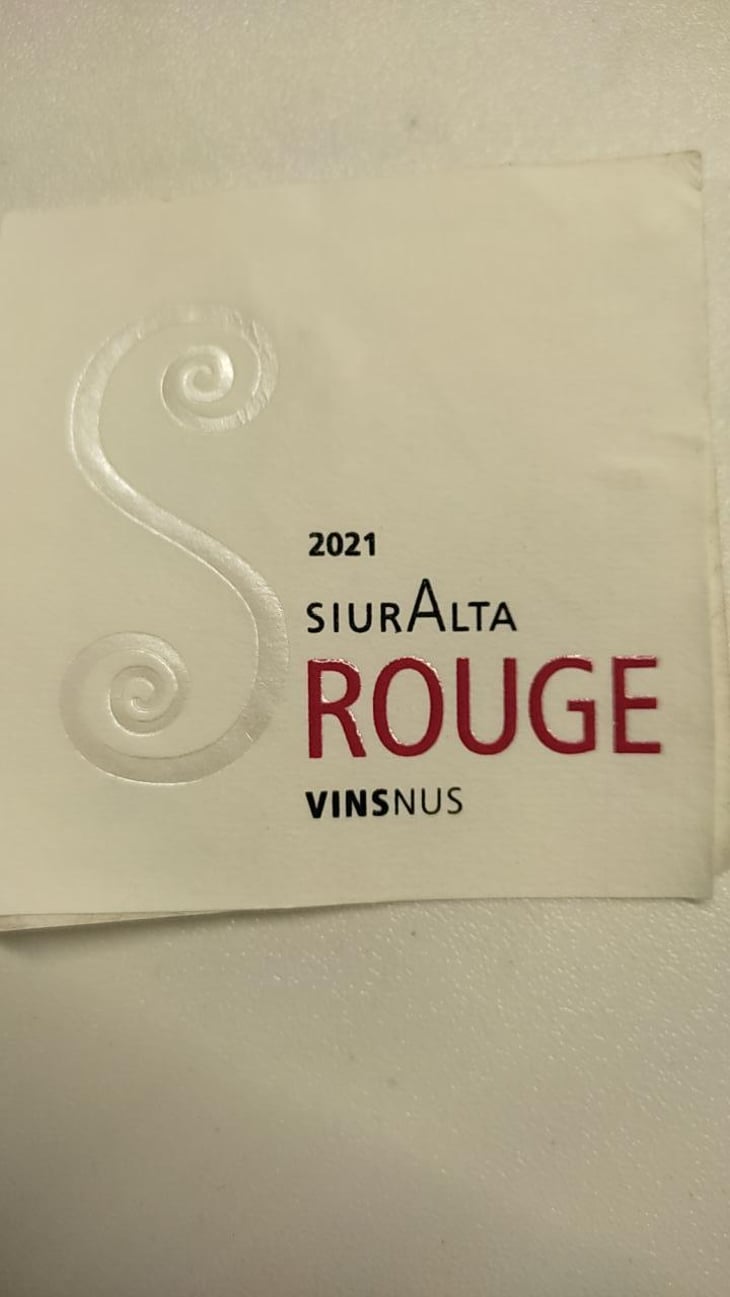 SiurAlta Rouge - SiurAlta & InStabile / VinsNus - Alfredo Arribas 