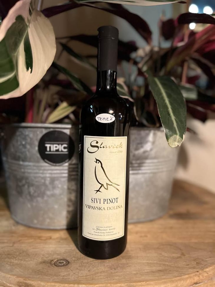 Sivi Pinot - Slavček - Franc Vodopivec 