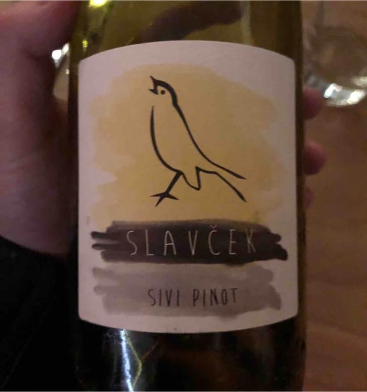 Sivi Pinot - Slavček - Franc Vodopivec 