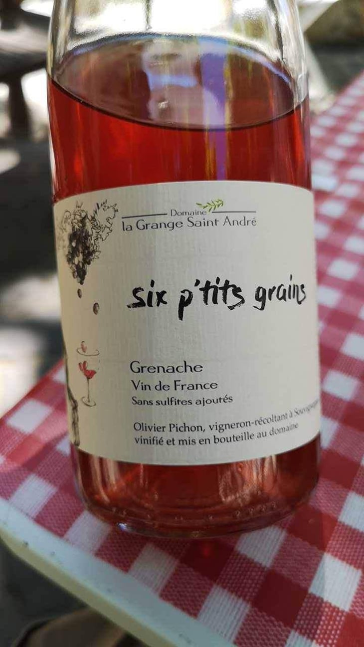 Six P’tits Grains Grenache - La Grange Saint André - Olivier Pichon 