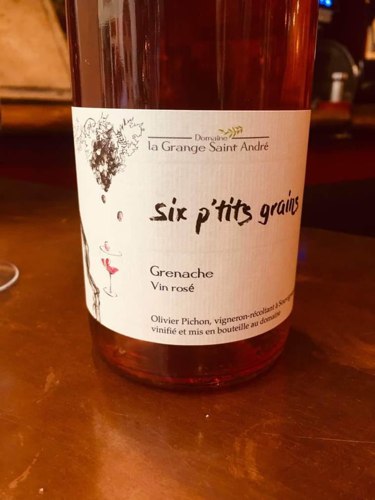 Six P’tits Grains Grenache - La Grange Saint André - Olivier Pichon 