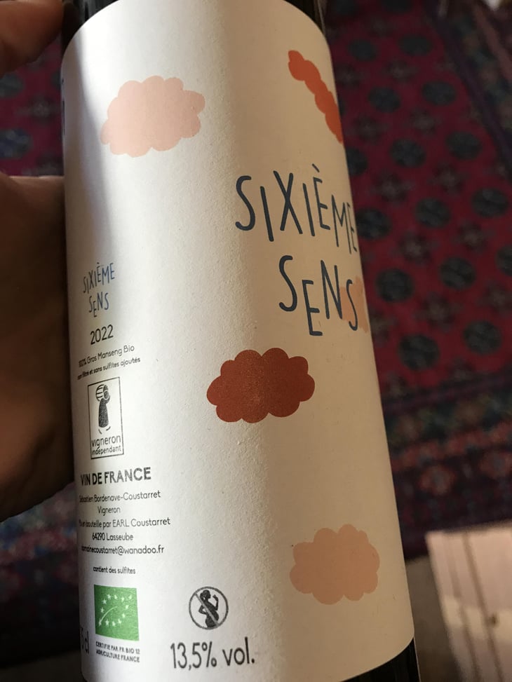 Sixième sens - Domaine Coustarret - Sébastien Bordenave-Coustarret 