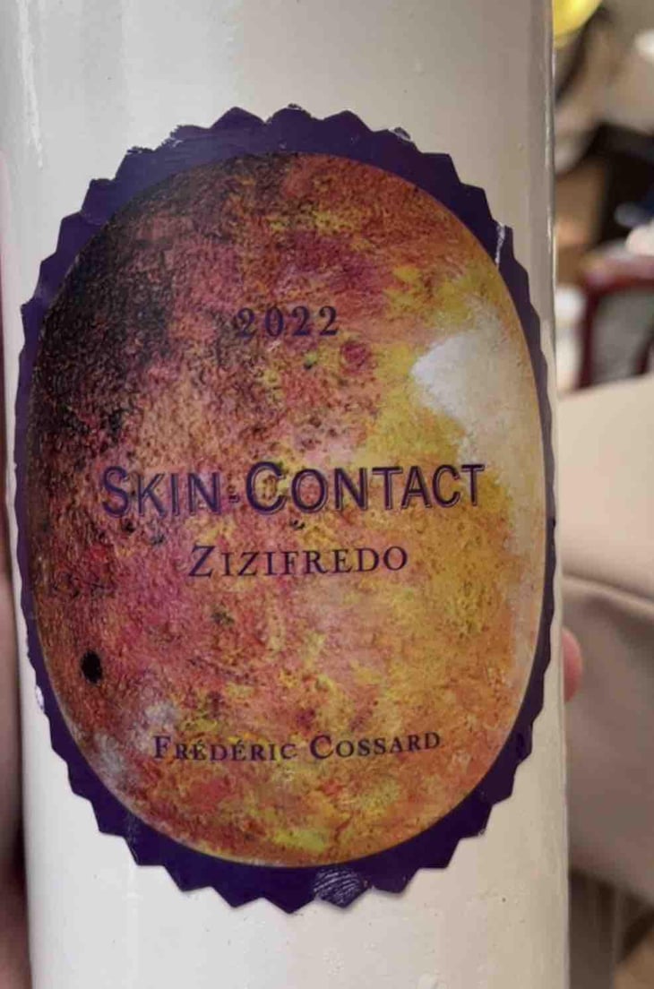 Skin-Contact Zizifrédo - Domaine de Chassorney - Frédéric Cossard 