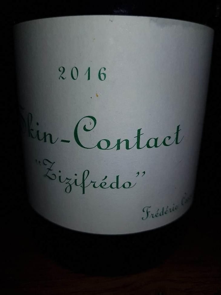 Skin-Contact Zizifrédo - Domaine de Chassorney - Frédéric Cossard 