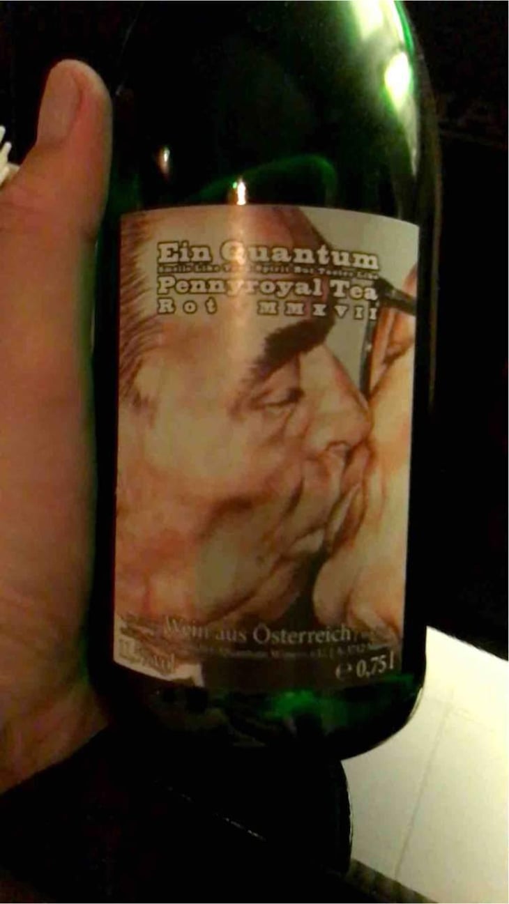 Smells like Teen Spirit but tastes like Penny royal tea Red - Quantum Winery - Florian Schuhmann-Irschik 